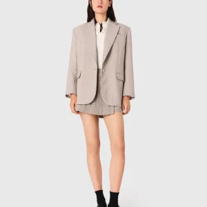 Chaqueta de traje con strass